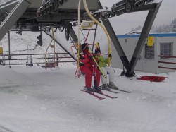 skiing on Opalisko ski runs
