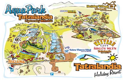 Aqua park map