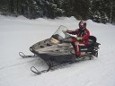 snow mobiles